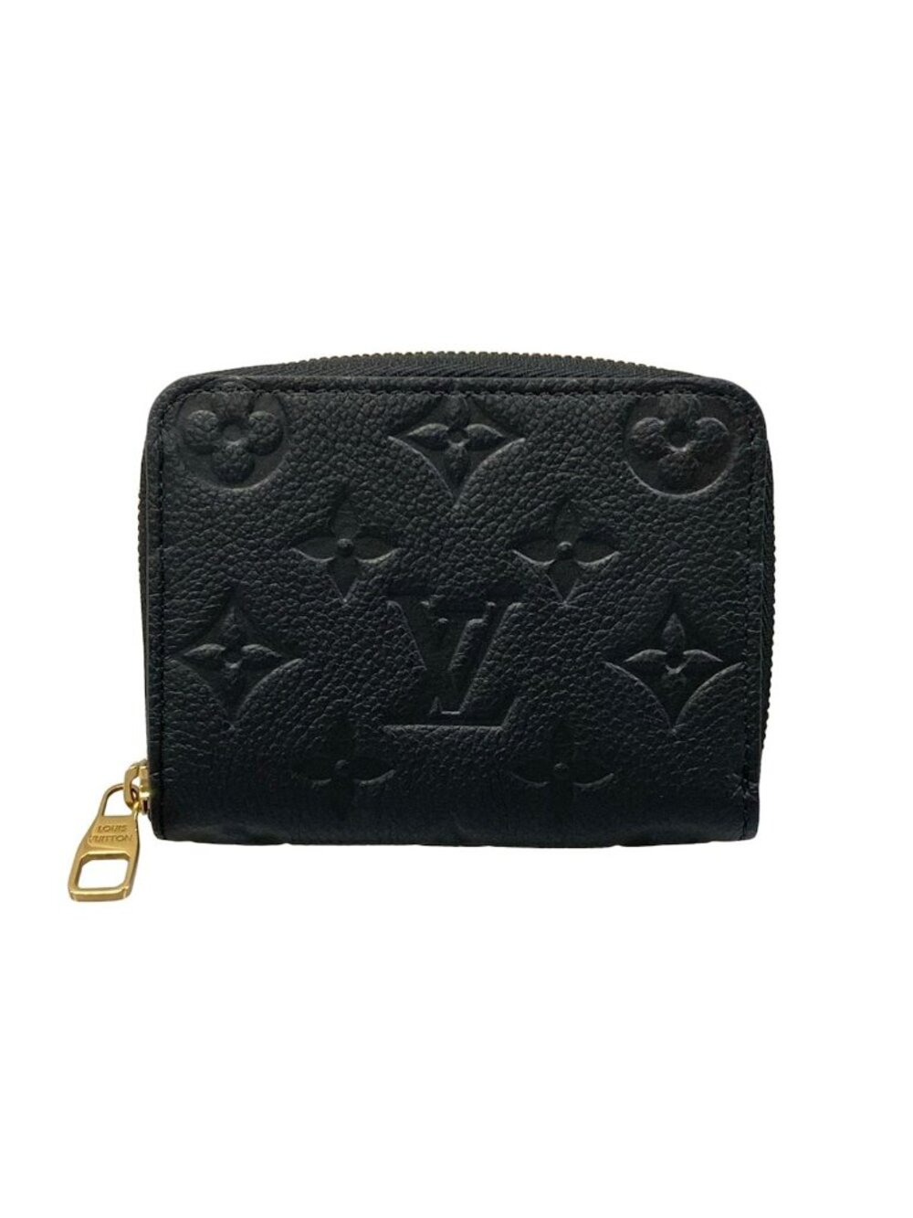 Louis Vuitton Coin Purse Monogram Empreinte Zippy Noir Leather